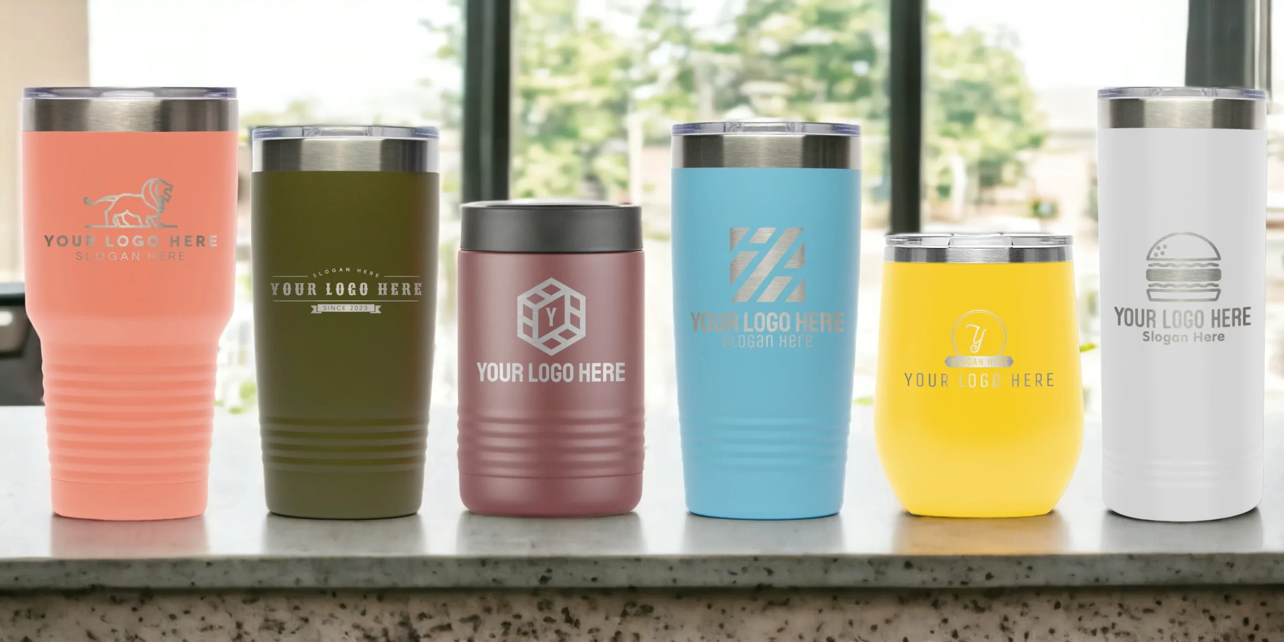 custom printed tumblers